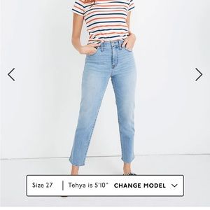 Madewell Stovepipe Jeans